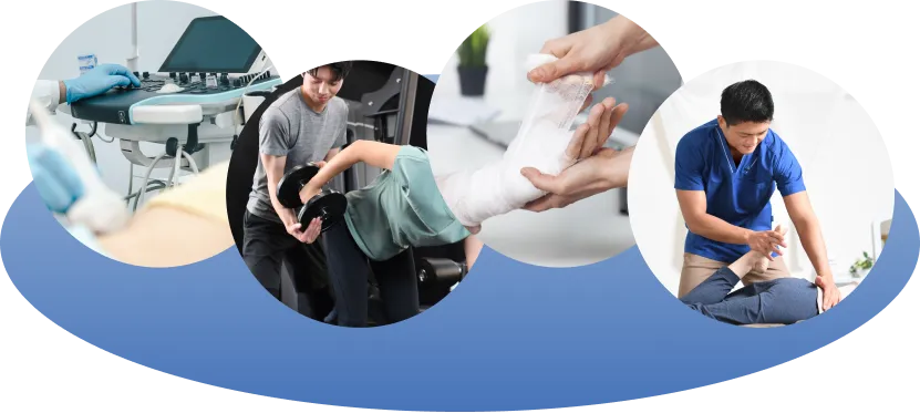 旭川の接骨院で行う診察や施術のイメージ画像